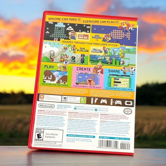 2015 Nintendo Wii U Super Mario Maker Video Game - Picture 5 of 5